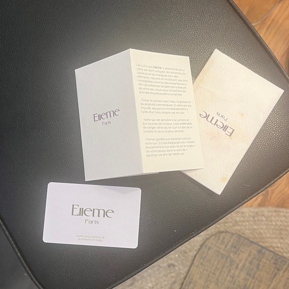 Elleme Black Space Bag Crossbody / Shoulder Carry Contrast Stitching - Picture 8 of 10